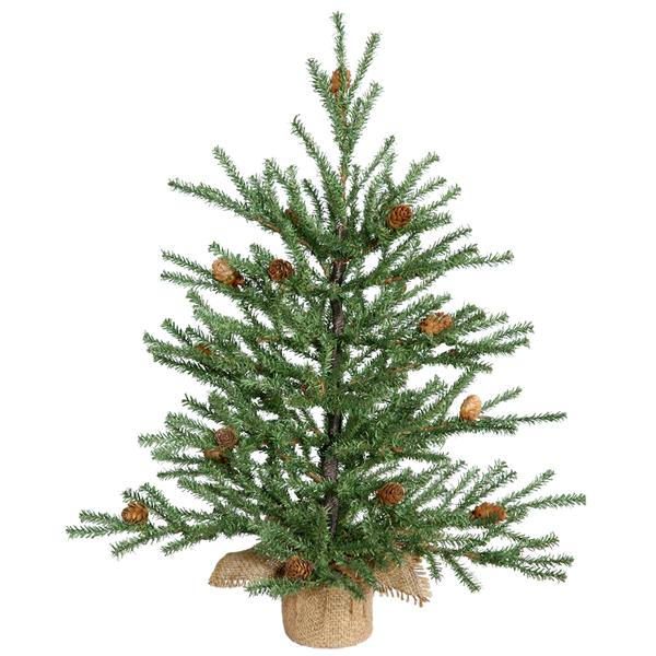 1.5' Artificial Carmel Pine with Pine Cones
