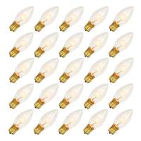 Vickerman 7 watt 120 volt C9 Intermediate Screw Base Clear Twinkle (25 pack)