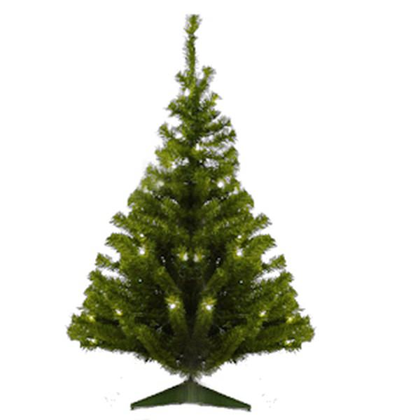 2.5' Artificial Canadian Pine 35 Clear Lights