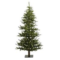 Vickerman 7' x 41" Artificial Minnesota Pine Half 300 Clear Lights