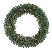 Vickerman 60" Artificial Douglas Fir Wreath 200 Clear Lights