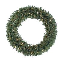 Vickerman 100" Artificial Douglas Fir Wreath 400 Clear Lights