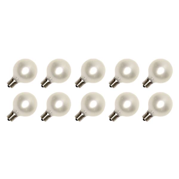 G50 Intermediate Screw Base White (10 pack)