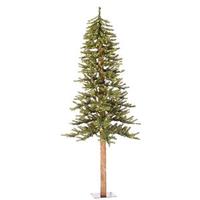 Vickerman 5' x 25" Artificial Natural Alpine 150 Clear Lights