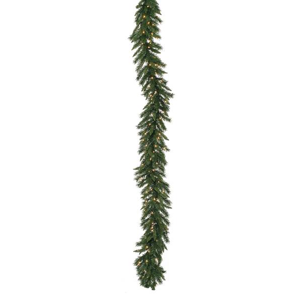 9' x 12" Artificial Imperial Pine Garland 50 Clear Lights