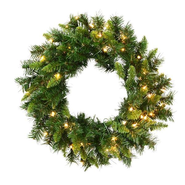 24" Artificial Imperial Pine 50 Clear DuraLit Miniature Lights