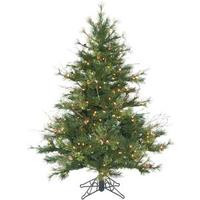 Vickerman 4.5' x 40" Artificial Country Pine 250 Clear Lights