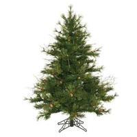 Vickerman 4.5' x 40" Artificial Mixed Country Pine with Pine Cones and Grapevines
