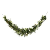 Vickerman 6' Artificial Mixed Country Pine Swag Garland with Pine Cones and Grapevines