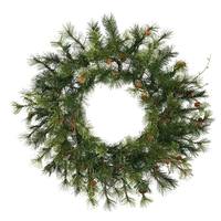 Vickerman 16" Artificial Mixed Country Pine with Pine Cones and Grapevines