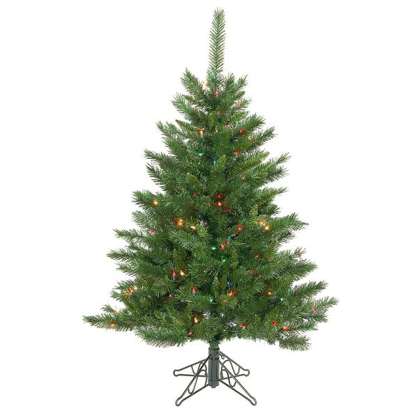 4.5' x 36" Artificial Imperial Pine 200 Multi-Color Lights