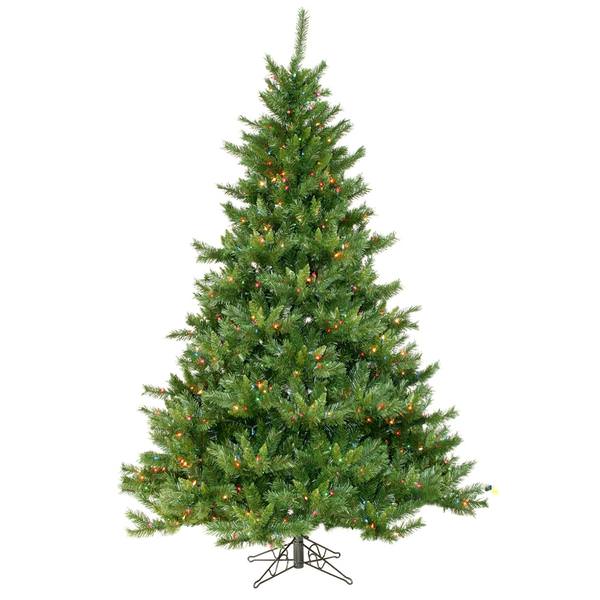 7.5' x 60" Artificial Imperial Pine 700 Multi-Color Lights