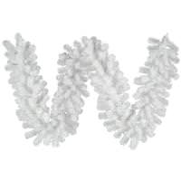 Vickerman 9' x 16" Artificial Crystal White Spruce Garland