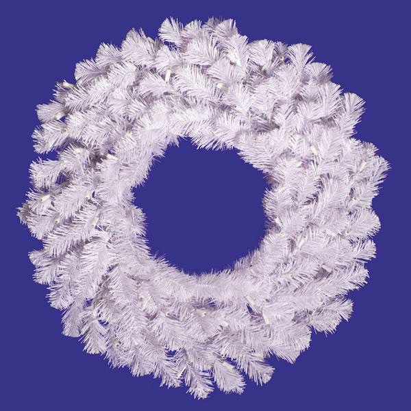 60" Artificial Crystal White Spruce