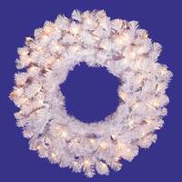 Vickerman 60" Artificial Crystal White Spruce 250 Clear DuraLit Miniature Lights