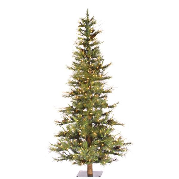 5' x 35" Artificial Ashland Fir 300 Clear Lights