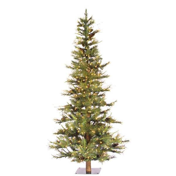 6' x 41" Artificial Ashland Fir 450 Clear Lights