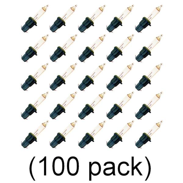 2.5 volt Miniature Clear Bulb Replacement (100 pack)