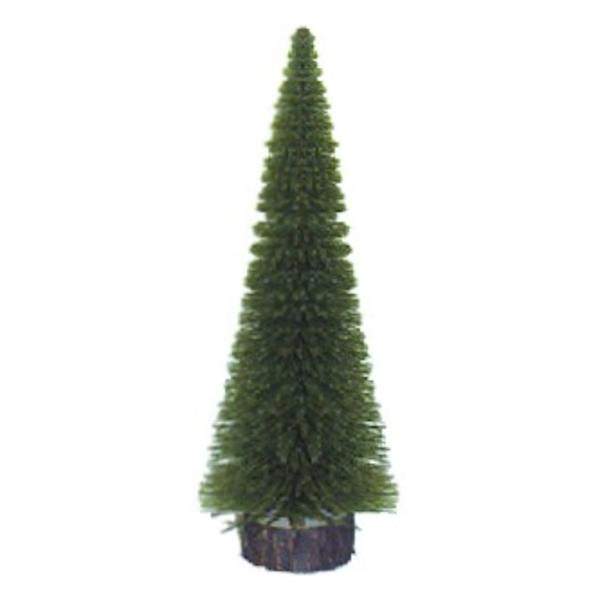3" Moss Green Pine Village Tree