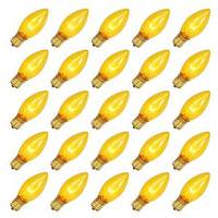 Vickerman C9 Intermediate Screw Base Transparent Gold Replacement Bulbs (25 pack)