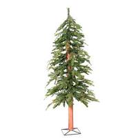 Vickerman 3' x 27" Artificial Juniper Alpine 100 Clear Lights