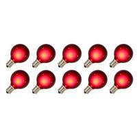 View G50 Intermediate Screw Base Red (10 pack)