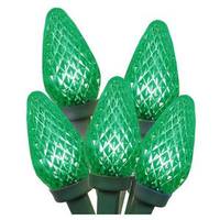 Vickerman 25 Light 16' Green Wire Green C7 LED String with 8" Spacing