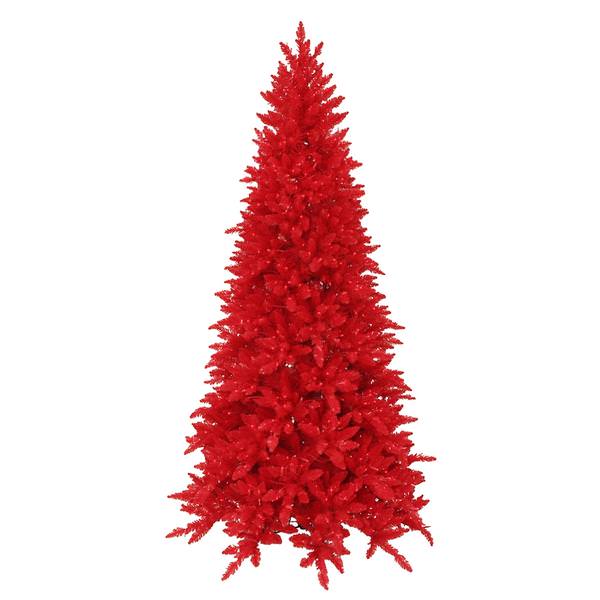 9' x 58" Red Ashley Spruce Slim 900 Red Lights