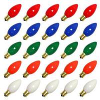 View C9 Intermediate Screw Base Ceramic Multi-Color (25 pack)