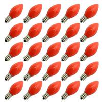 Vickerman C7 Candelabra Screw Base Ceramic Orange (25 Pack)