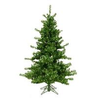 Vickerman 6.5' x 49" Tinsel Green Slim 500 Green Lights