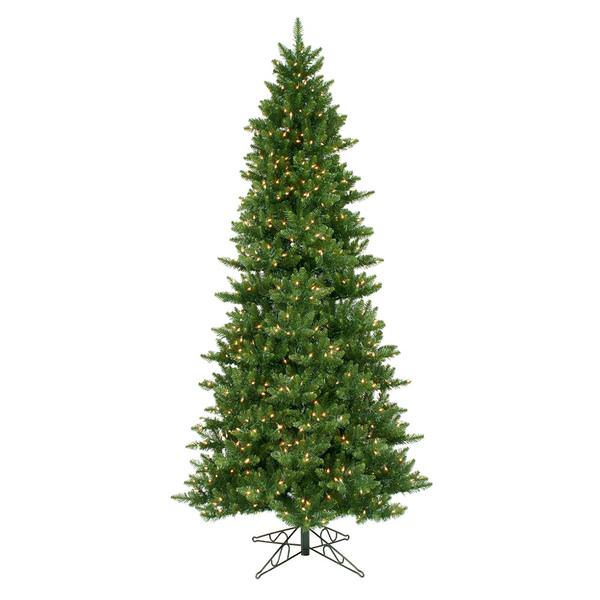 8.5' x 50" Artificial Camdon Fir Slim 800 Clear Lights