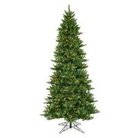 Vickerman 12' x 66" Artificial Camdon Fir Slim 1,800 Clear DuraLit Miniature Lights