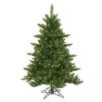 Vickerman 4.5' x 37" Artificial Camdon Fir 300 Clear Lights