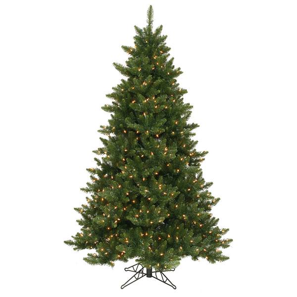 6.5' x 49" Artificial Camdon Fir 600 Clear Lights