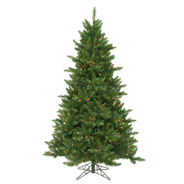 6.5' x 49" Artificial Camdon Fir 600 Multi-Color Lights