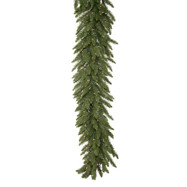 50' x 16" Artificial Camdon Fir Garland 400 Clear Incandescent lights