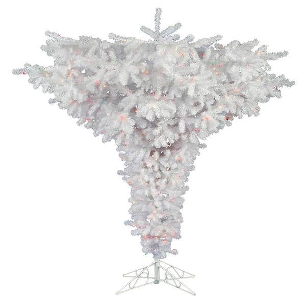 7.5' x 95" Crystal White Spruce Upside Down