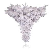 Vickerman 7.5' x 95" Crystal White Upside Down 500 Clear Lights