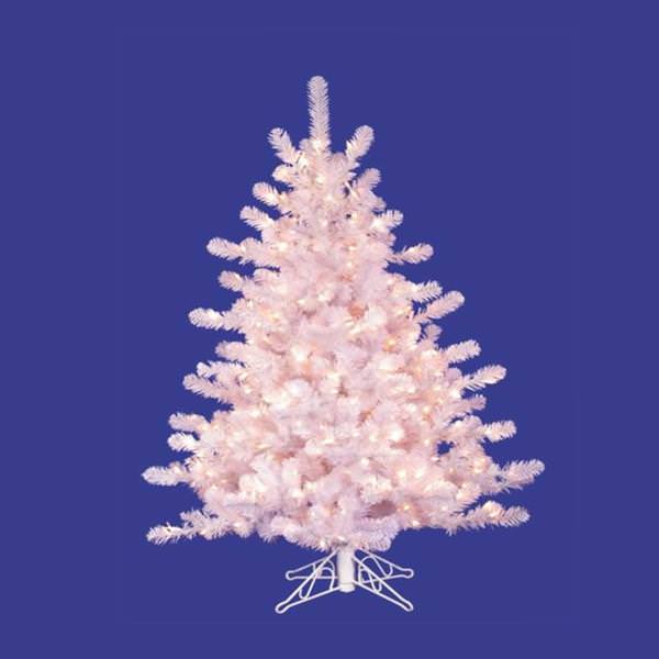2' x 16" Crystal White Spruce 50 Clear Lights
