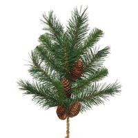Vickerman 18" Artificial Cheyenne Pine Spray with Pine Cones