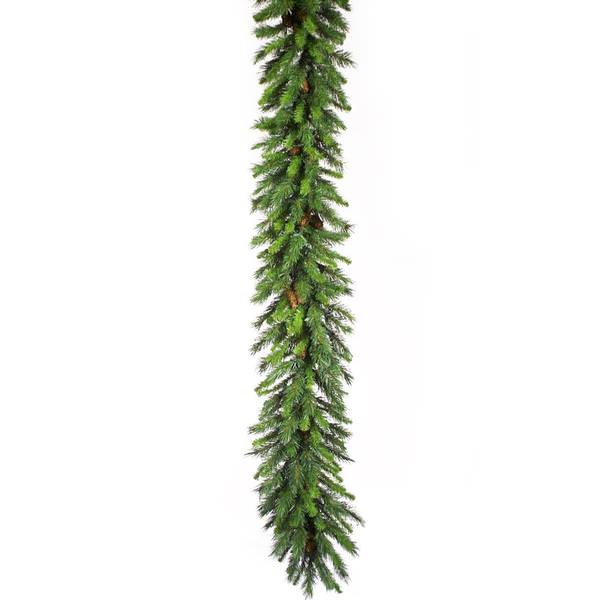 50' x 14" Artificial Cheyenne Pine Garland with Pine Cones