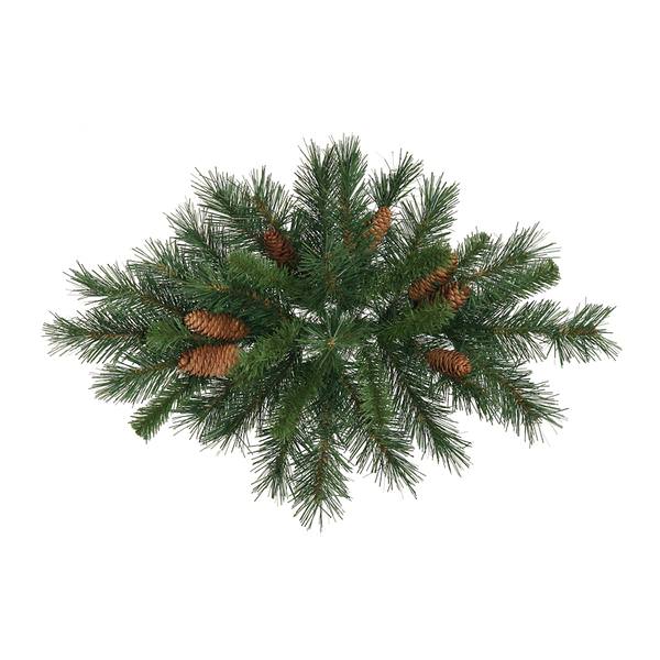 30" Artificial Cheyenne Pine Teardrop with Pine Cones