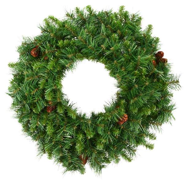 96" Artificial Cheyenne Pine with Pine Cones