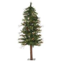 Vickerman 4' x 26" Artificial Mixed Country Alpine with Pine Cones and Grapevines