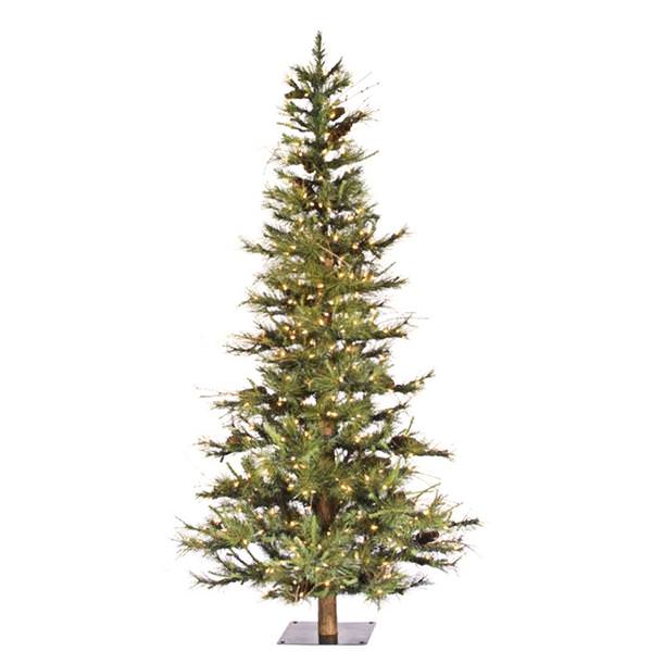 4' x 30" Artificial Ashland Fir 200 Clear Lights