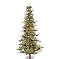 Vickerman 4' x 30" Artificial Ashland Fir 200 Clear Lights
