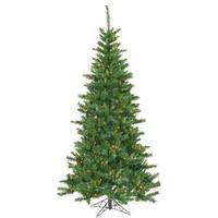 Vickerman 7.5' x 46" Artificial Imperial Pine Slim 550 Multi-Color Lights