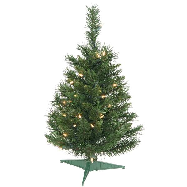 2' Artificial Imperial Pine 35 Clear Lights