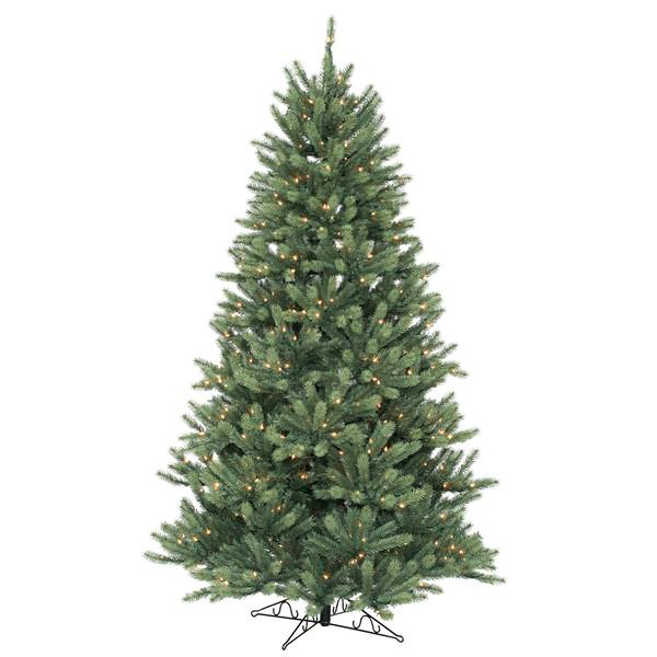 7.5' x 57" Artificial Northern Blue Spruce 650 Clear Lights